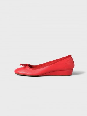 Rouje Coline Ballerinas Sko Rød | Norge_P65391