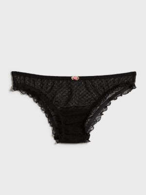 Rouje Mia Panties Dameundertøy Svarte | Norge_P59241