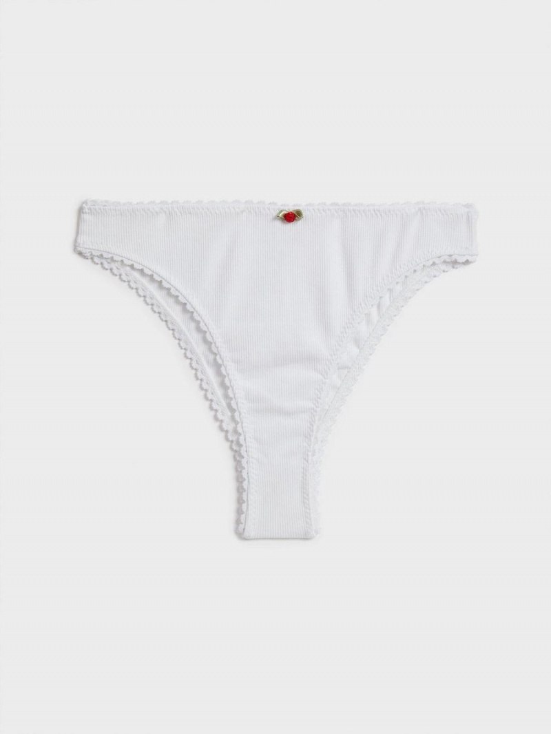 Rouje Carmen Panties Dameundertøy Hvite | Norge_P87959