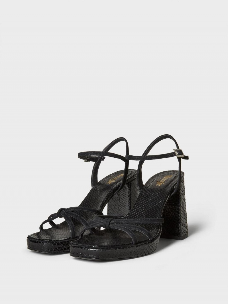 Rouje Francesca Sandals Sko Svarte | Norge_P37655